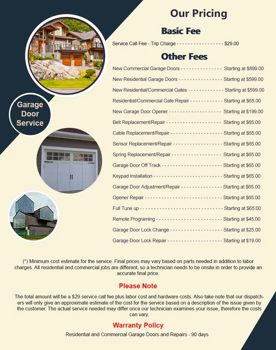 Garage Doors Store Repairs Las Vegas, NV 702-631-2493